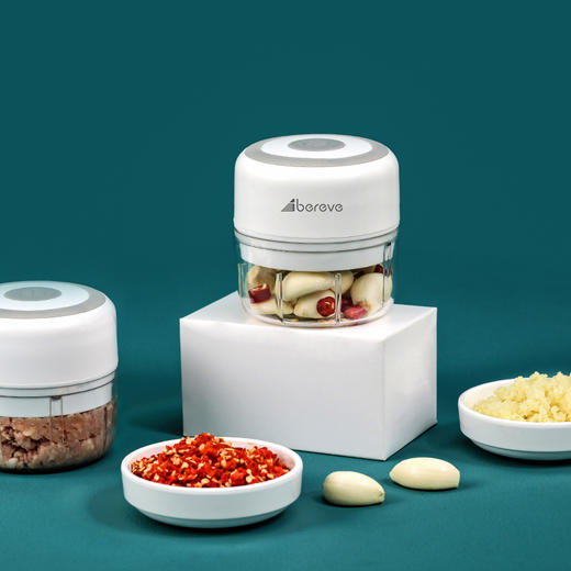 艾贝丽USB蒜蓉机 家用蒜器绞肉机料理机 SR01 商品图3