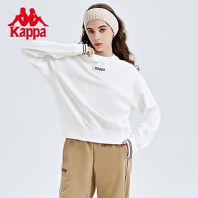 卡帕（Kappa） Kappa卡帕套头衫2022新款女秋短款运动卫衣休闲圆领长袖K0C62WT02