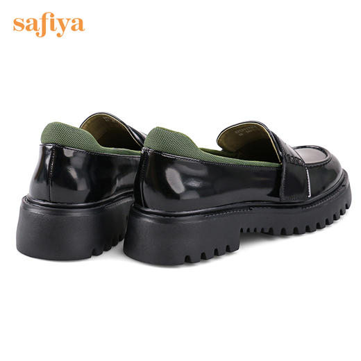 Safiya/索菲娅浅口单鞋2022秋季新款一脚蹬基础款圆头百搭超轻系列乐福鞋 SF23112004 商品图11
