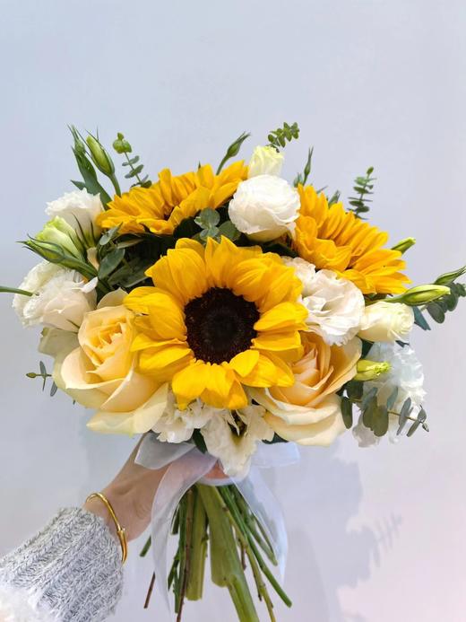 向日葵手捧花款式 商品图0
