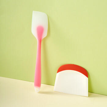 杰凯诺烘焙工具 硅胶刮刀 食品级大号刮板2件套 切面刀烘培工具全套 商品图2