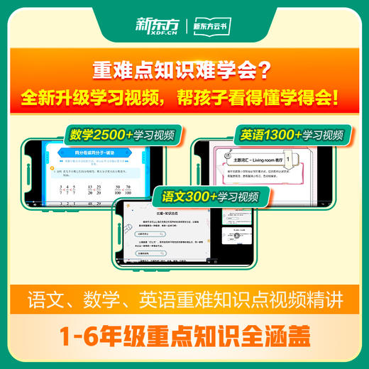 （专属）【新东方】云书实体卡1-6年级适用 商品图5