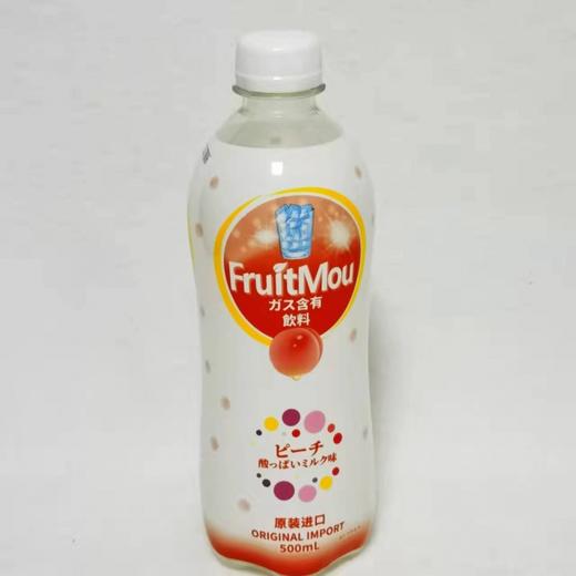 果乐吩含气水蜜桃酸乳味饮料	500ml 马来西亚 023756 商品图0