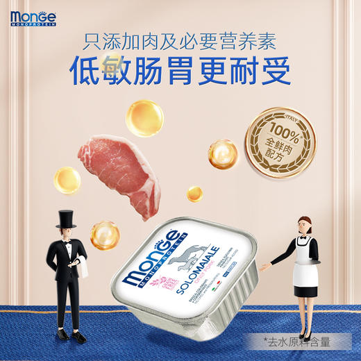 monge梦吉意大利进口高蛋白纯肉狗狗罐头 宠物湿粮狗餐盒（非质量问题，不支持7天无理由退货） 商品图1