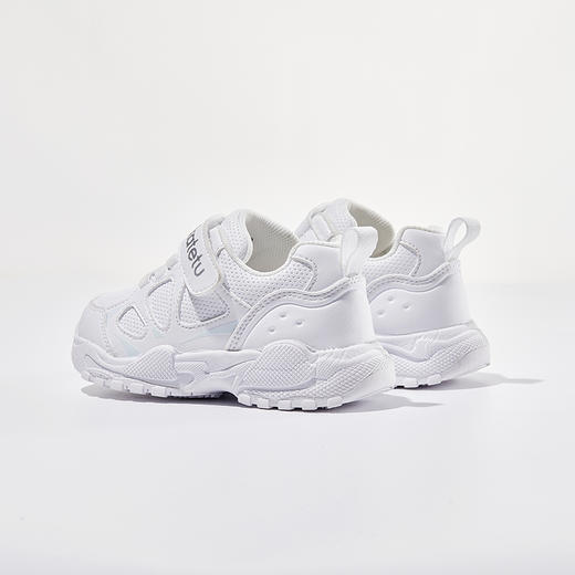 卡特兔儿童运动鞋童鞋小白鞋女童男童鞋2022春秋透气防滑跑步鞋子 商品图3