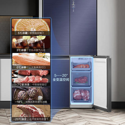 海尔（Haier）冰箱BCD-505WGHTD14B5U1 商品图10