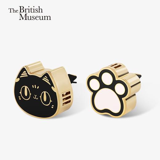 大英博物馆盖亚·安德森猫和她的朋友们系列猫头可爱猫爪车载香氛套装礼盒 商品图1