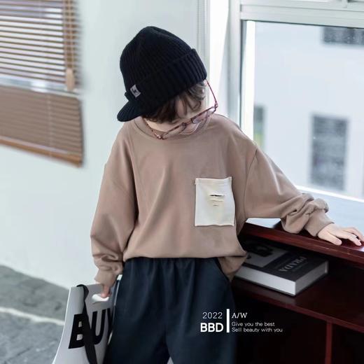 米恩米可儿童秋季套装男孩女孩上衣裤子帅气儿童套装两件套 商品图0