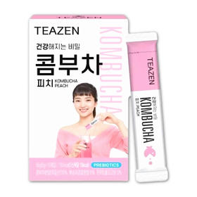 TEAZEN 乳酸菌康普茶桃子味固体饮料5g*10 