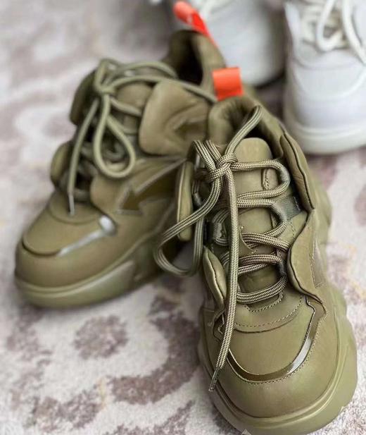 westory秋季新款休闲舒适厚底老爹鞋72151 商品图6