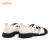 Safiya/索菲娅2022年秋季新品法式小香风复古交叉带玛丽珍小皮鞋SF23111086 商品缩略图2