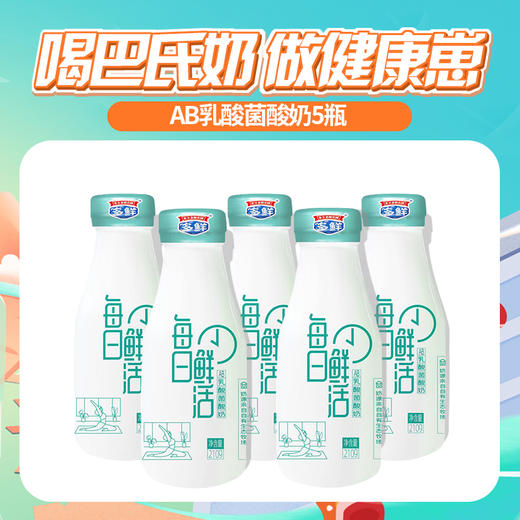 【第三届鲜奶节】AB乳酸菌酸奶5瓶 商品图0