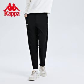 卡帕（Kappa） Kappa卡帕运动裤2022新款女针织长裤休闲小脚卫裤锥形裤K0C62AK01