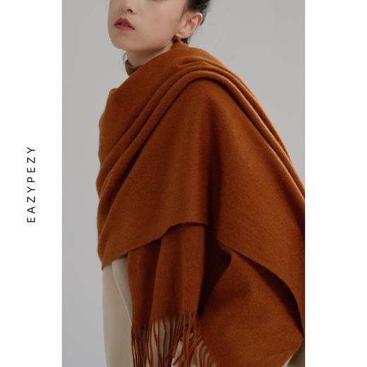 EAZYPEZY 2022AW 歌剧院羊绒披肩 商品图3