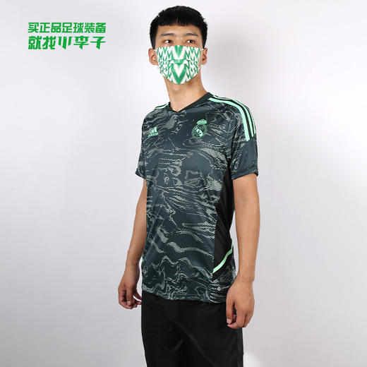 ADIDAS/阿迪达斯 REAL EU TR JSY皇马足球训练短袖HD1204 商品图0