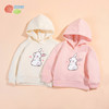 贝贝怡童装秋冬儿童连帽卫衣女童加厚亲肤绒上衣223S3080 商品缩略图12