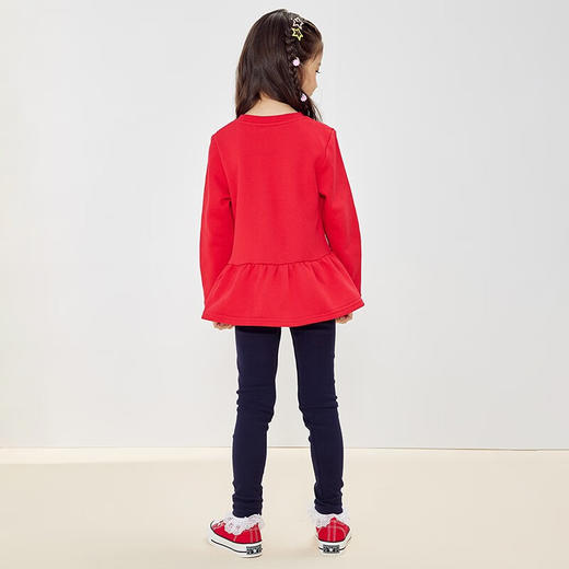 迪士尼童装女童可爱米妮套装秋冬新品甜美卫衣两件套223T1432 商品图3