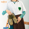Safiya/索菲娅皮鞋2022年早秋网红新款英伦风水钻方扣厚底超轻系列乐福鞋 SF23112012 商品缩略图5