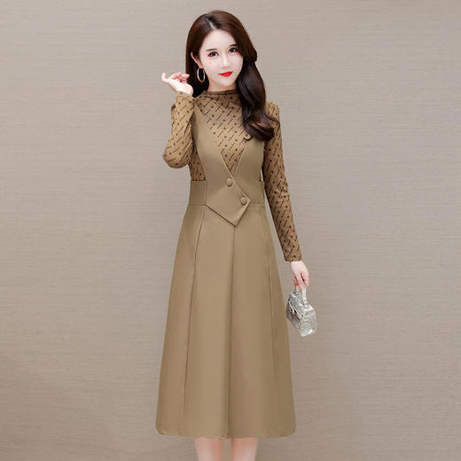 YWE 3922B17小香风时尚两件套装连衣裙 商品图1