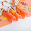 SAINTJOY/上久楷 真双面印花真丝方巾 锁藤 橘粉色 FJS20054 商品缩略图7