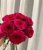高盛玫瑰【落日余晖的路上总是爱意弥漫】简小姐精选玫红色玫瑰 高盛10枝 2件顺丰冷链包邮 下单3天发货 商品缩略图3