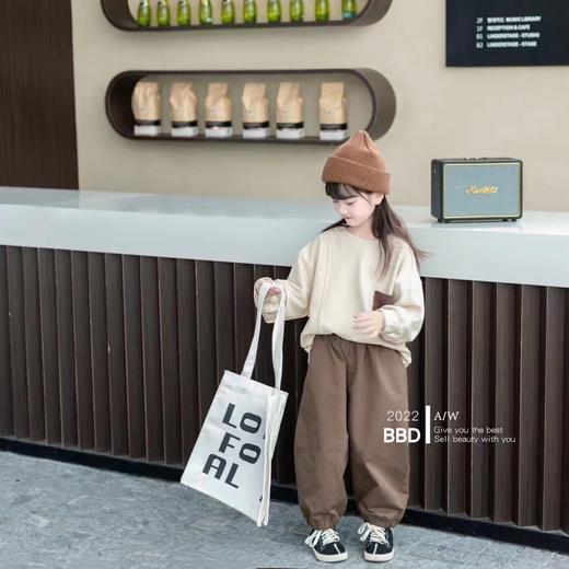 米恩米可儿童秋季套装男孩女孩上衣裤子帅气儿童套装两件套 商品图2