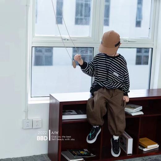 米恩米可儿童秋季套装男孩女孩上衣裤子帅气儿童套装两件套 商品图4