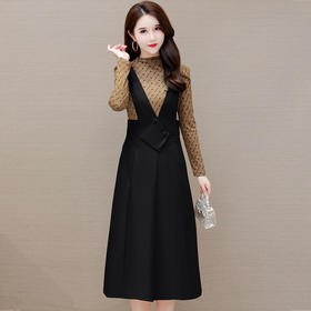 YWE 3922B17小香风时尚两件套装连衣裙