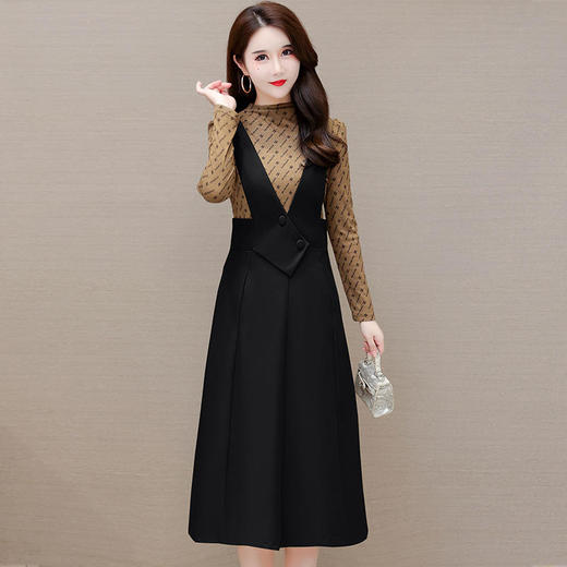 YWE 3922B17小香风时尚两件套装连衣裙 商品图0