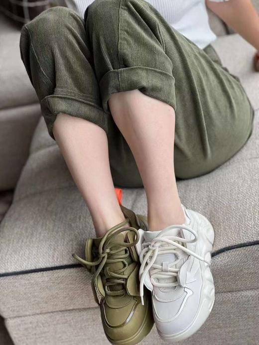 westory秋季新款休闲舒适厚底老爹鞋72151 商品图5