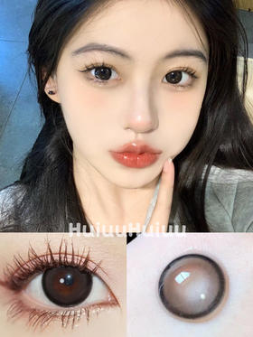 【半年抛大直径】AROMI-奶球黑14.5mm【半年抛 0-800度 含525/575】