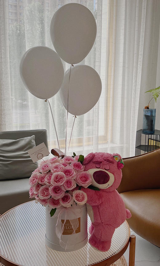 甜蜜草莓熊 · 抱抱桶【洛神】 商品图1