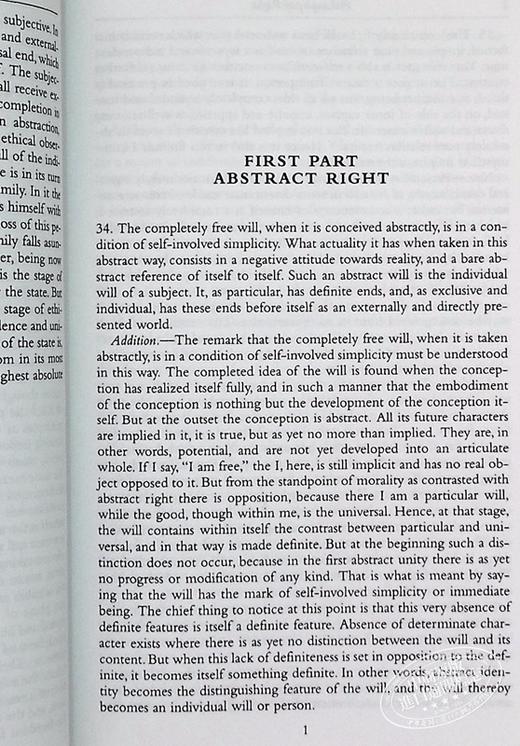 【中商原版】黑格尔：法哲学原理 英文原版 Philosophy Of Right G. W. F. Hegel 商品图6
