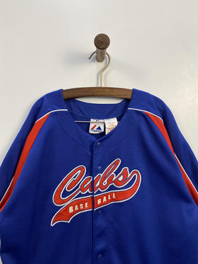 Y2K Vintage Majestic MLB 美国职业棒球大联盟 短袖棒球球衣 _SSJ(L)