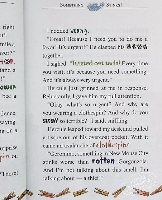 【中商原版】Geronimo Stilton 老鼠记者78 Mysterious Eye of the Dragon 儿童插图章节书 故事图画书 英文原版 进口图书 商品图6