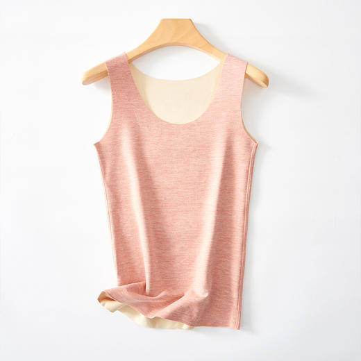 【米奈诗】2022炫彩无痕贴肤合适保暖背心无缝线无束缚6色可选 商品图2