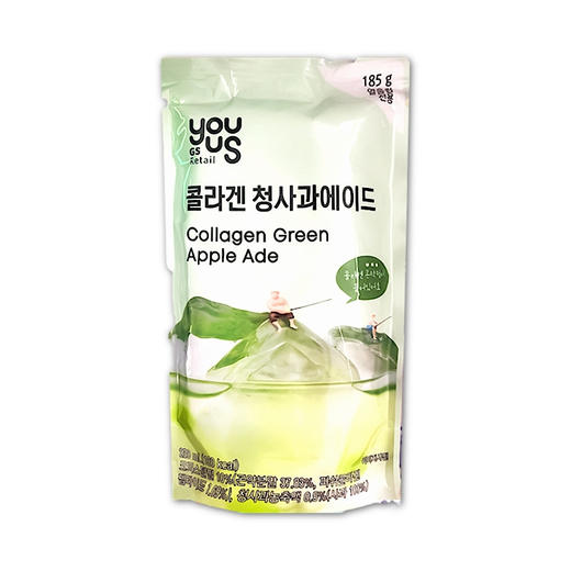 友施 胶原蛋白青苹果味饮料230ml  商品图0