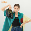Safiya/索菲娅2022年秋季新款浅口单鞋女复古金属链条百搭超轻系列乐福鞋 SF23112081 商品缩略图4