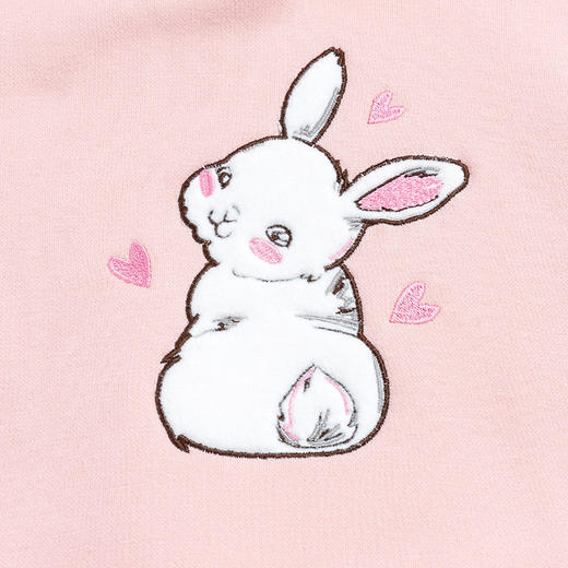 贝贝怡童装秋冬儿童连帽卫衣女童加厚亲肤绒上衣223S3080 商品图8