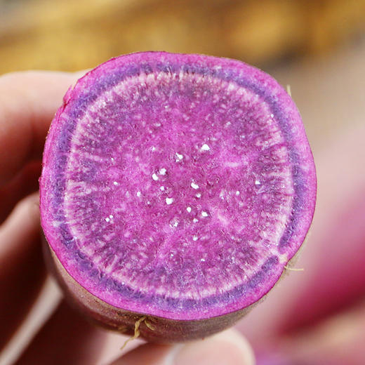 农家种植紫薯 红薯  紫皮紫瓤  皮薄肉厚  几乎无薯丝  香甜软糯  3斤/5斤 商品图6