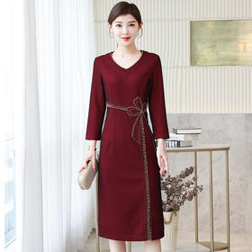 结婚礼服妈妈装新秋款高贵喜婆婆婚宴旗袍大码轻款女SXY-2653