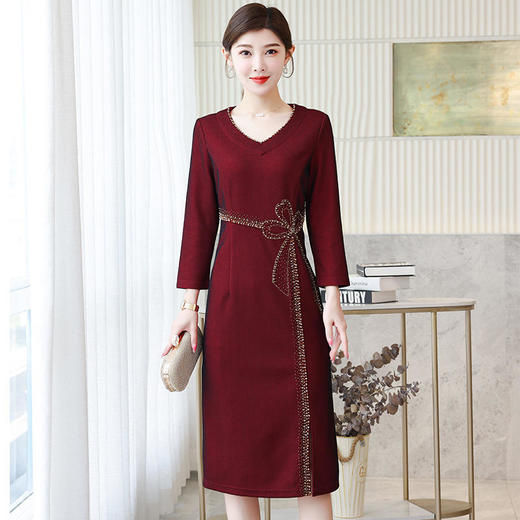 结婚礼服妈妈装新秋款高贵喜婆婆婚宴旗袍大码轻款女SXY-2653 商品图0