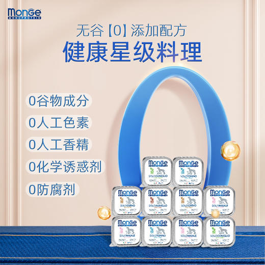 monge梦吉意大利进口高蛋白纯肉狗狗罐头 宠物湿粮狗餐盒（非质量问题，不支持7天无理由退货） 商品图3