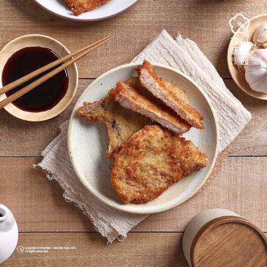 皮酥肉嫩鲜炸诱惑 黄金炸猪排3片350g*3盒 商品图3