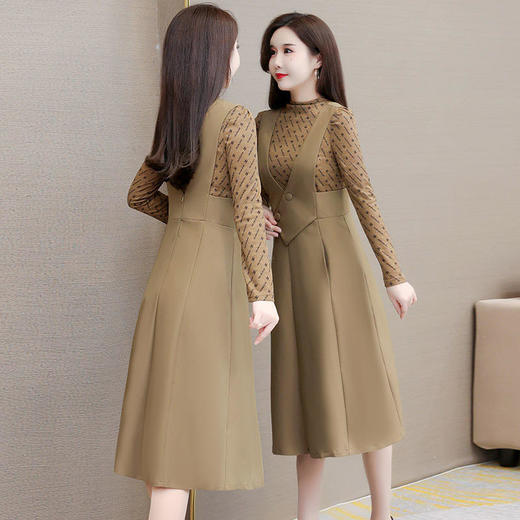 YWE 3922B17小香风时尚两件套装连衣裙 商品图3