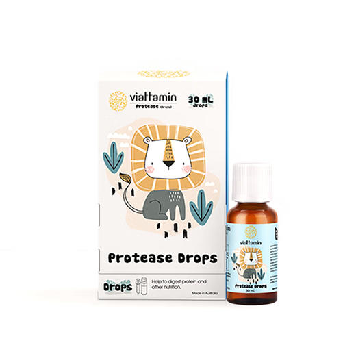 澳洲进口viattamin维态美蛋白酶宝宝婴儿提高消化能力肠胃儿童复方消化酶婴幼儿滴剂 30ml 商品图1
