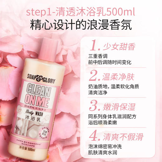 【石榴婆专享】Soap&Glory丝芙格芮黄油身体乳磨砂膏沐浴乳礼盒套装 商品图1