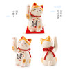日本药师窑招财猫陶瓷彩绘金运来发招财猫7.5cm 商品缩略图4