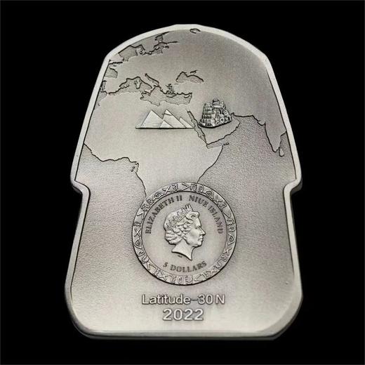 预定！图坦卡蒙面具2盎司镀金纪念银币 商品图2