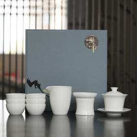 日用百货-白瓷茶具套装整套家用功夫茶具套组